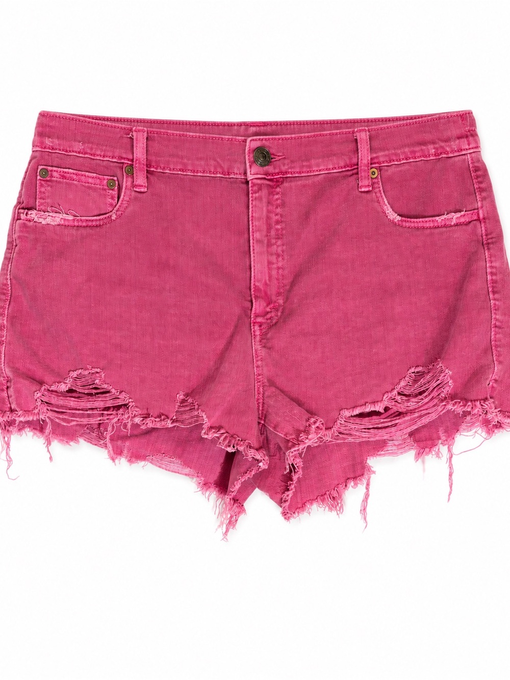 Aerie Pink Distressed Denim Shorts – Women’s XL